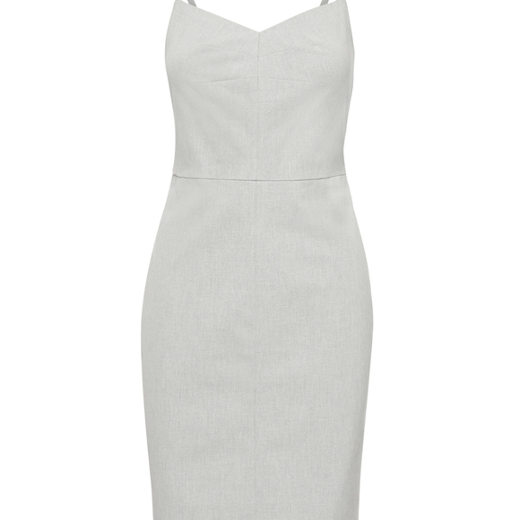 Grey Petite Strappy Sheath Dress | Banana Republic - Picture 4 of 5